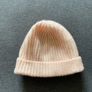 Light pink cashmere adults club Monaco beanie (never worn)
